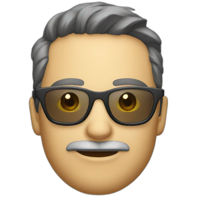 Chat lunettes emoji