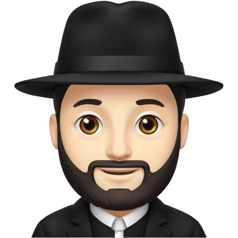 orthodox jewish rabbi smirking emoji
