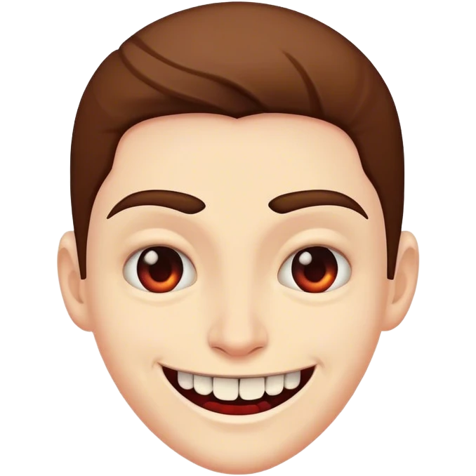 Murderous smile emoji