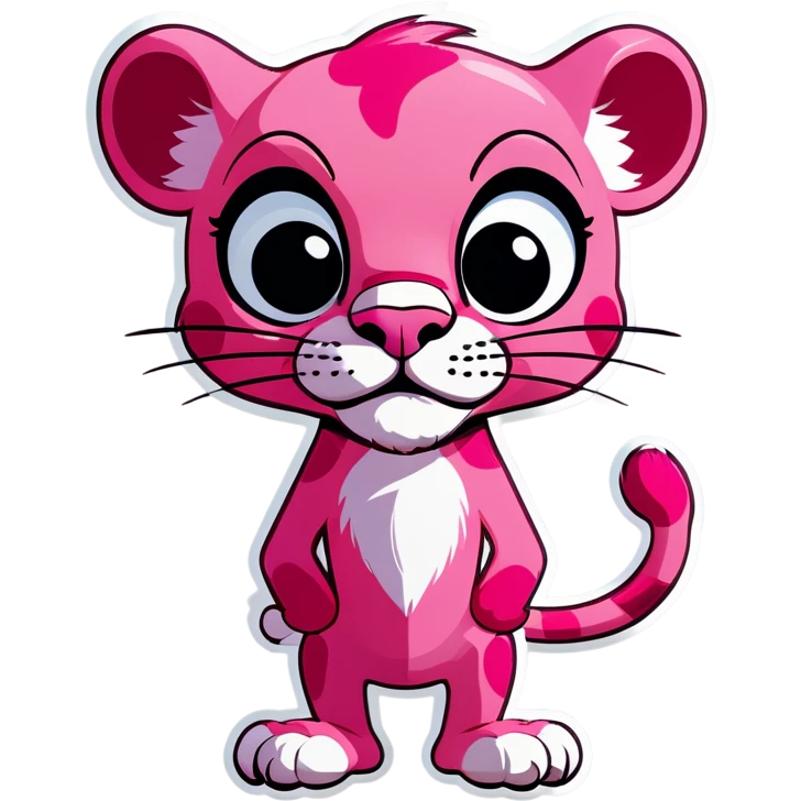 Pink panther emoji