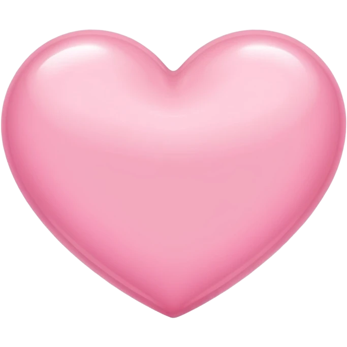 Baby Pink heart emoji