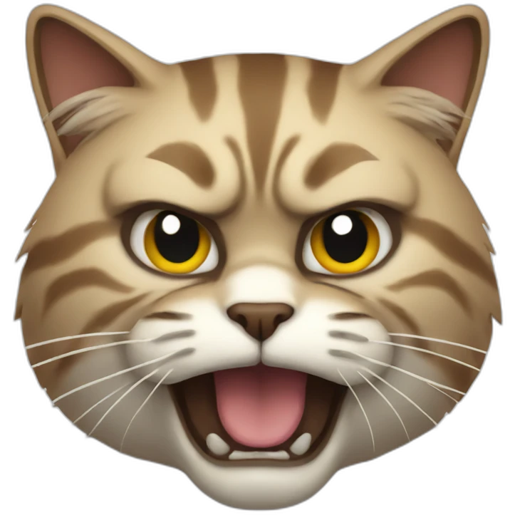 Angry cat emoji