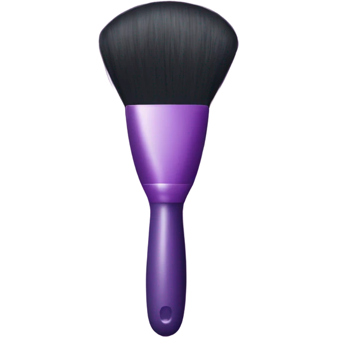 blush and brush purple emoji