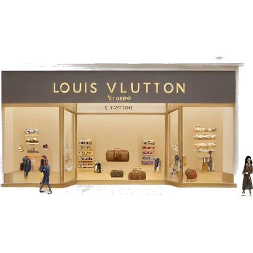 Louis vuitton store emoji
