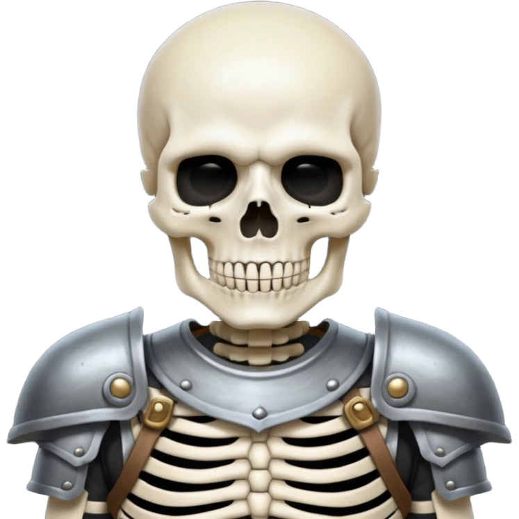skeleton army guy  emoji