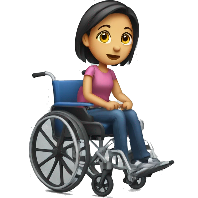 Wheelchair girl emoji