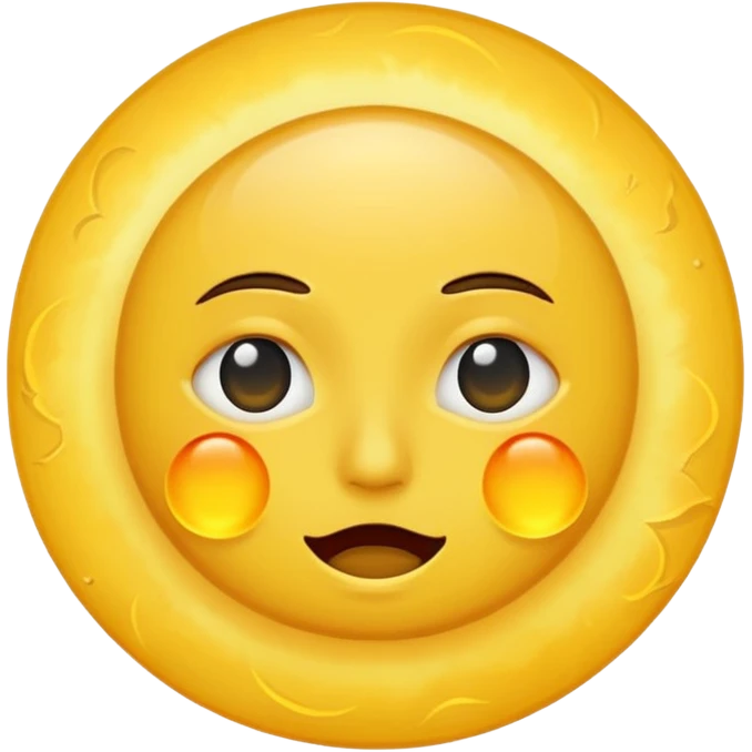 moon in front of the sun (in an eclipse) with classic emoji tear emoji