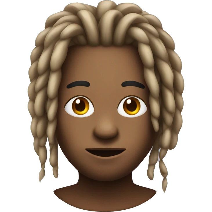 head with dreadlocks emoji