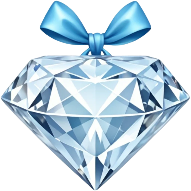 56-carat diamond shaped as bow emoji