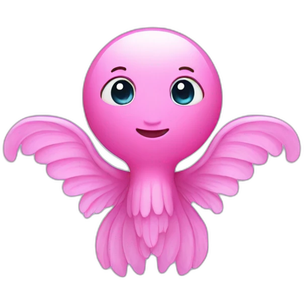 pink sea angel emoji