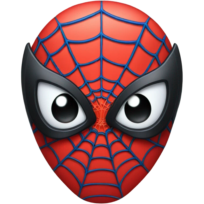 Spiderman face emoji