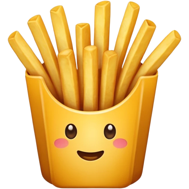 french fries emoji