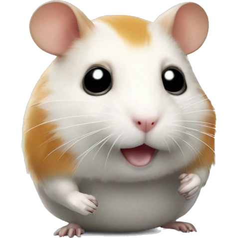 Hamster robot emoji