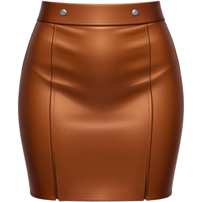 brown leather tight skirt emoji emoji