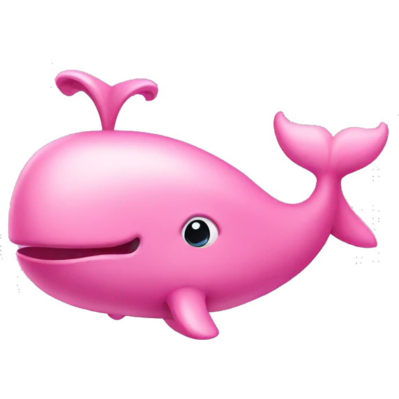 pink whale emoji