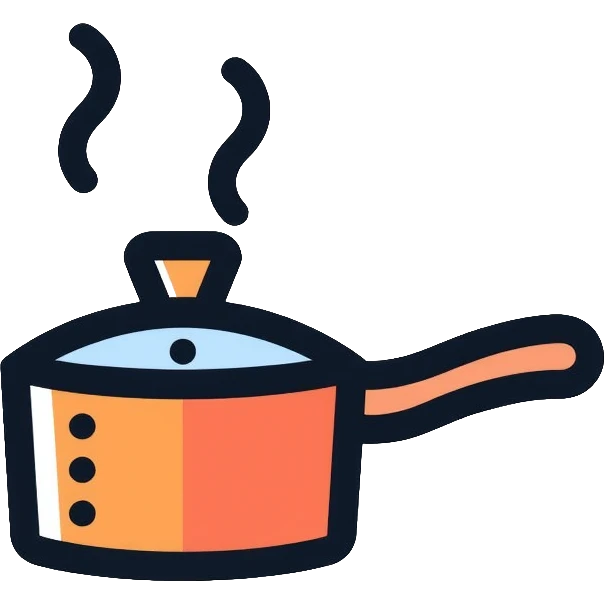 cooking with pot and pan emoji