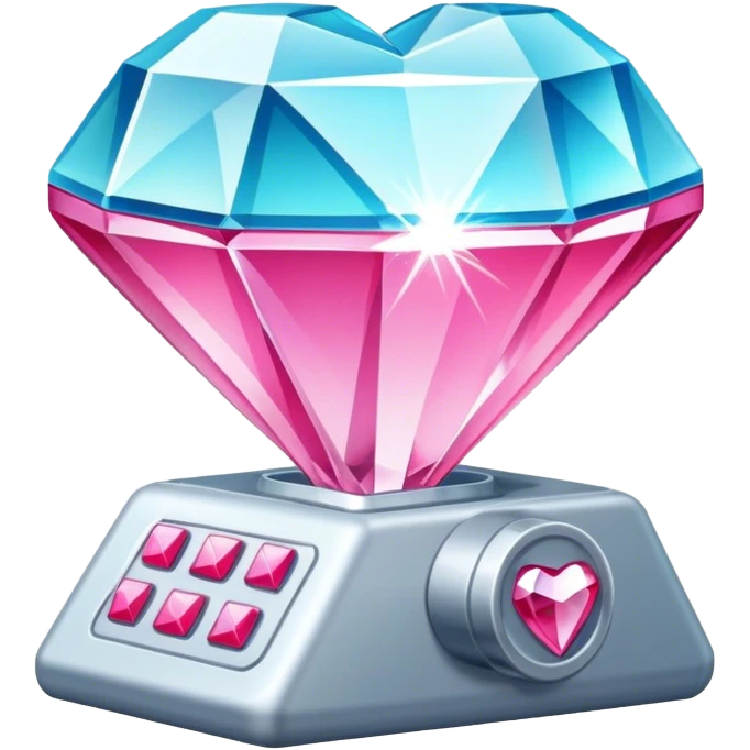 Sweet diamond love machine  emoji