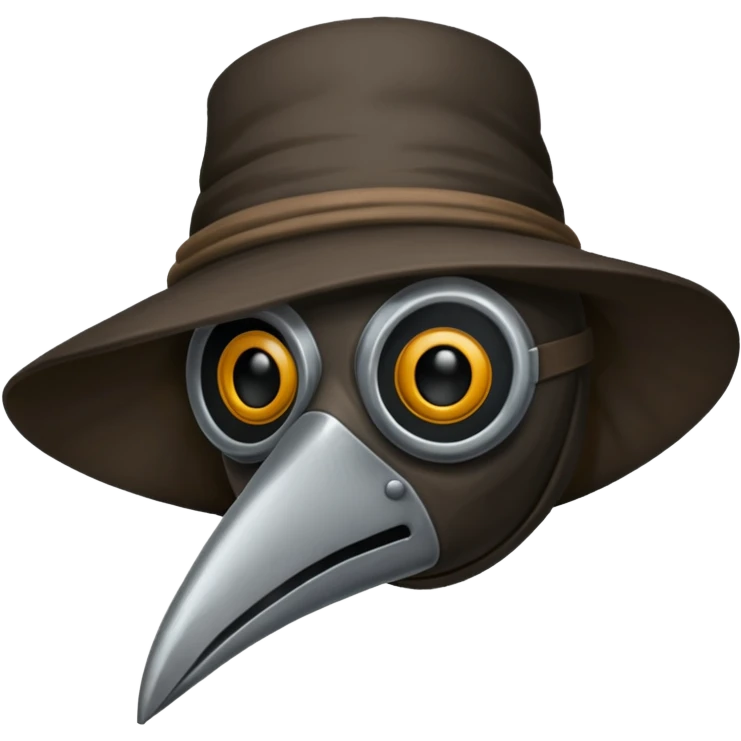 plague doctor mask no hat emoji