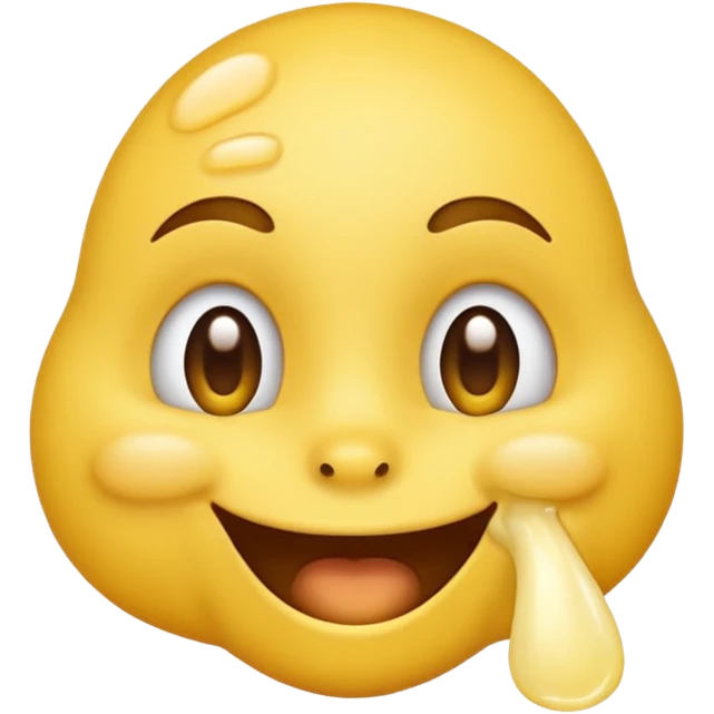 yellow emoji with snot coming out of nose emoji
