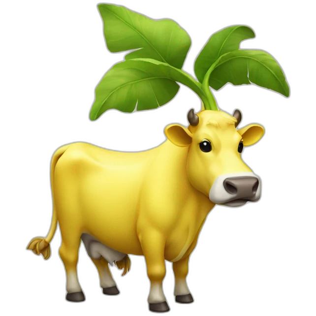 Banana Cow emoji