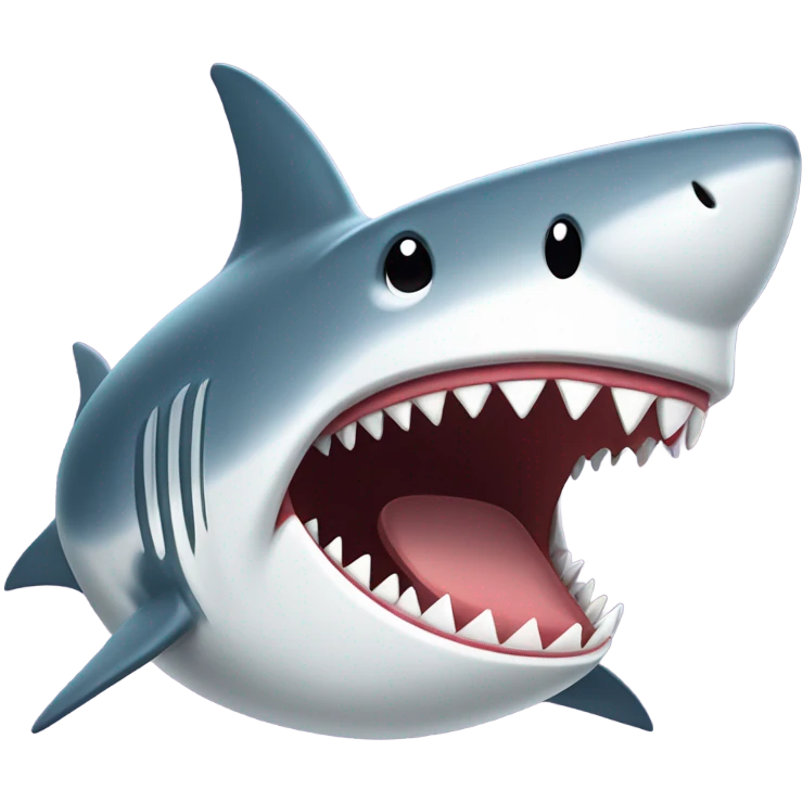 Shark singing  emoji
