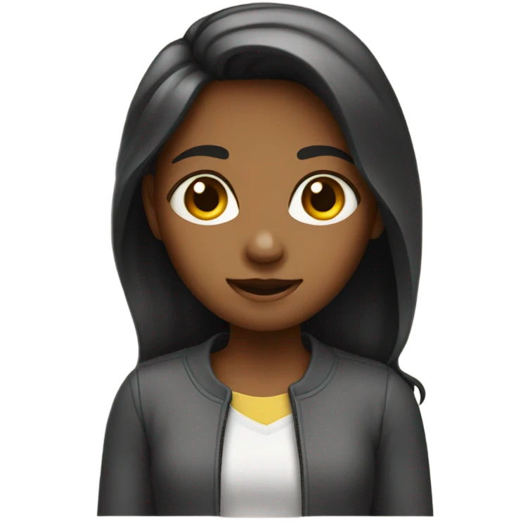 A girl emoji
