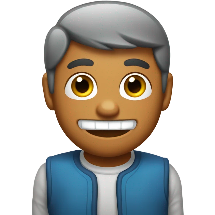 Cerdo con salsa en la boca  emoji