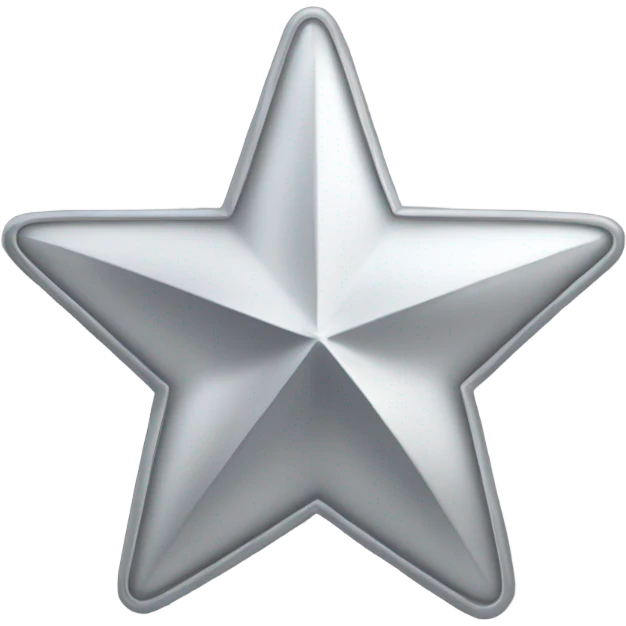 silver star in google style emoji