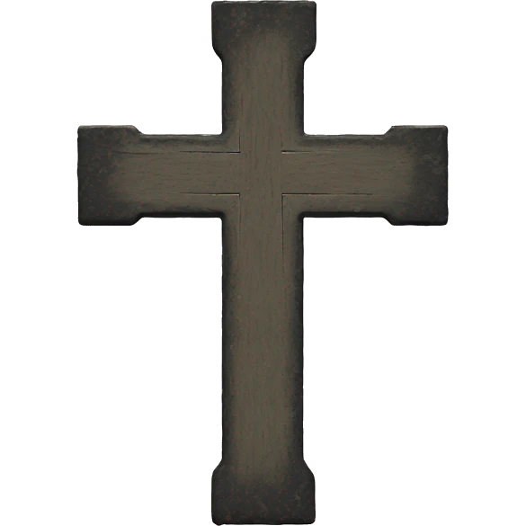 grunge cross emoji