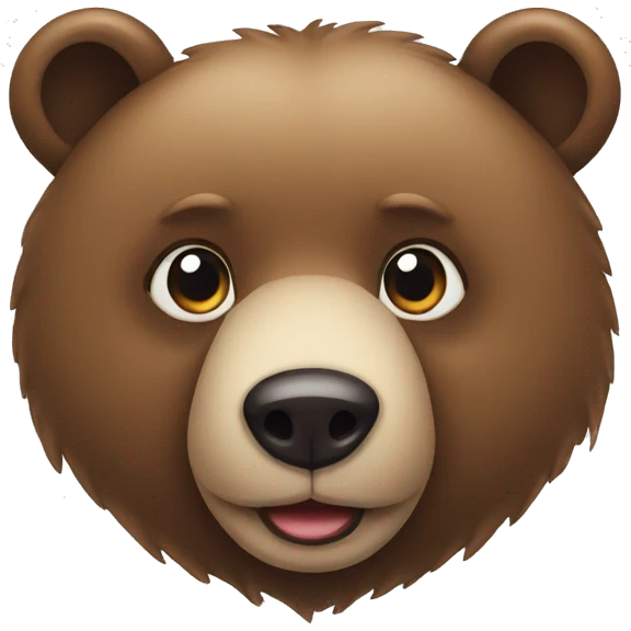 Bear with heart in its eye  emoji