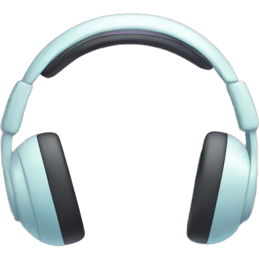 kawaii headphones  emoji