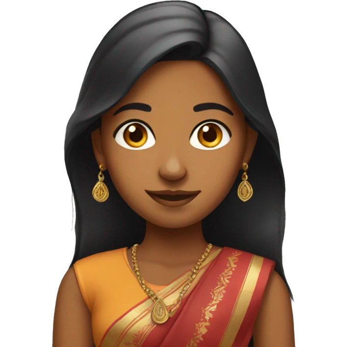 Young Indian woman  emoji