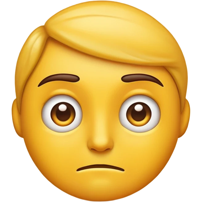 “Emoji with one eyebrow raised and upper lip slightly curled, showing a skeptical or intense expression.” emoji