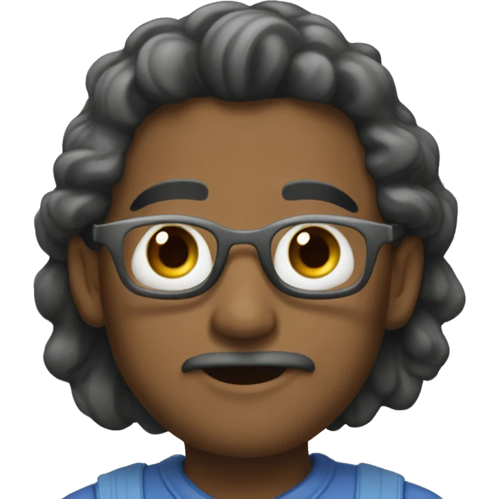 Чёрный пудель  emoji
