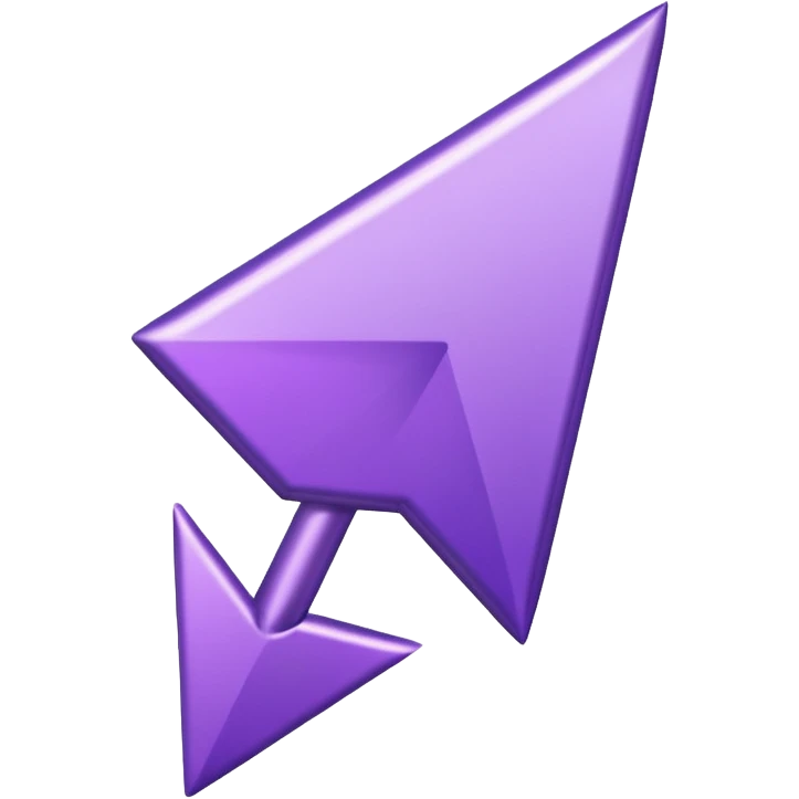 seta para direita roxa emoji