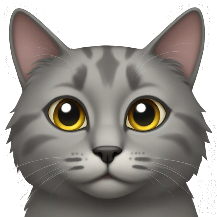grey cat  emoji