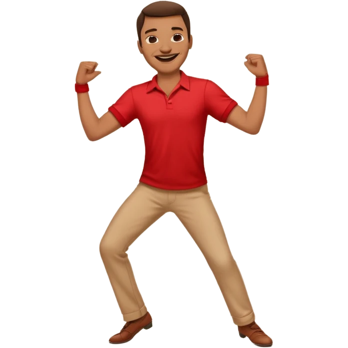 A man dancing salsa emoji