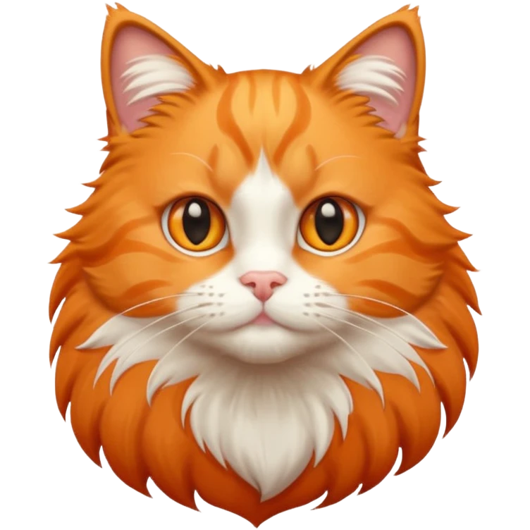 kucing oren yang imut emoji