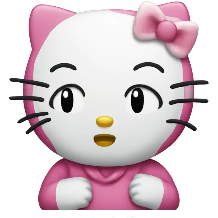 Hello kitty sad emoji