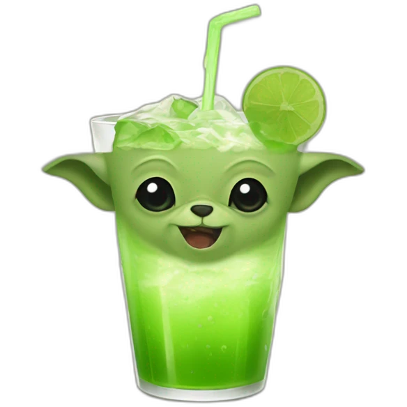 yoda drink bear emoji