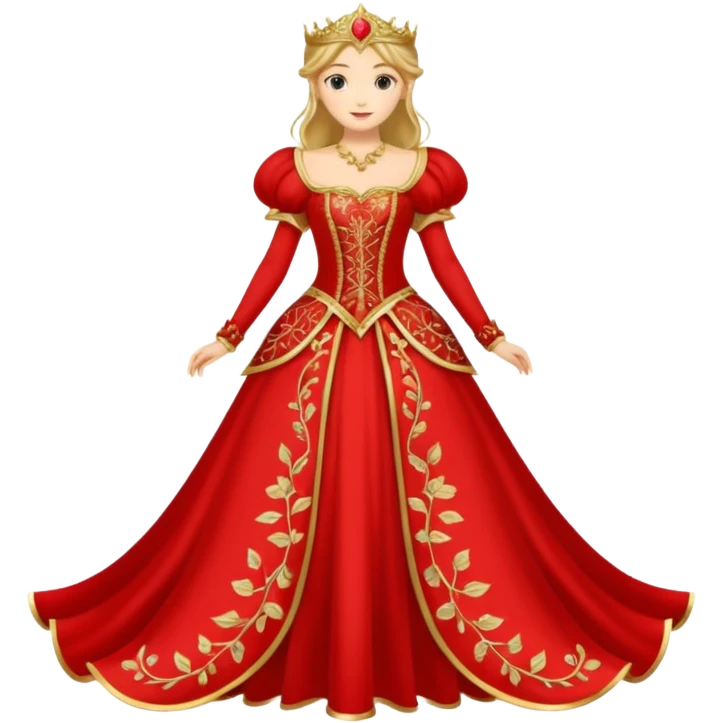 Fairy Tale Costume including red emoji