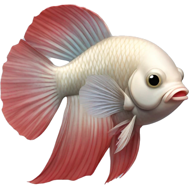 Dumbo halfmoon betta emoji