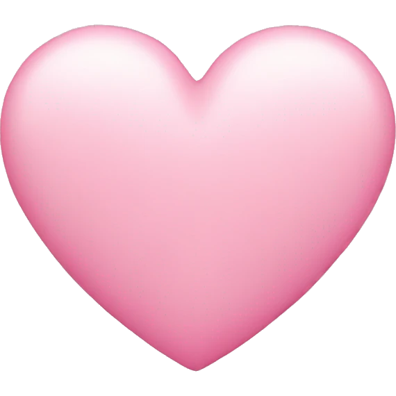 Pink heart pastel emoji