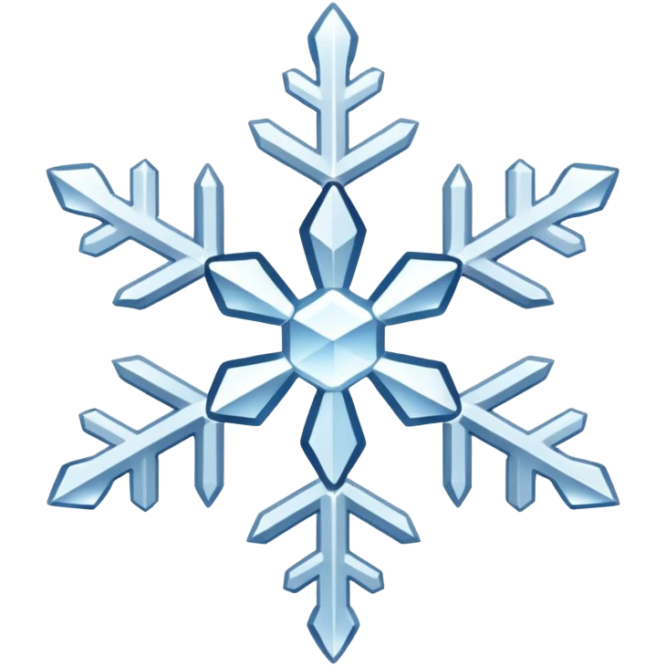 Snow flake, 128 x 128 emoji