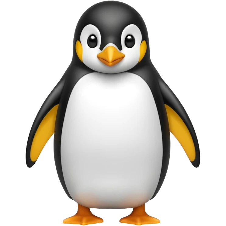 Penguin posing like, "Why? emoji