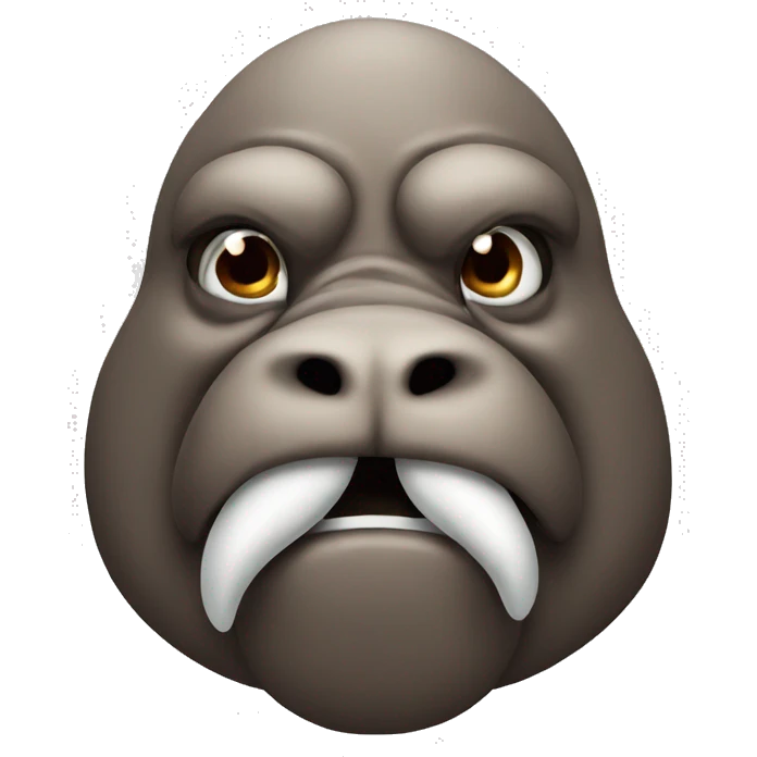 Angry walrus  emoji