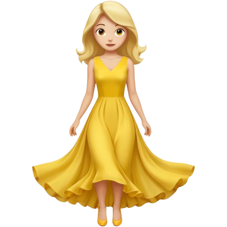 yellow dress emoji