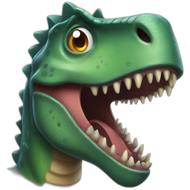 scary dinosaur emoji