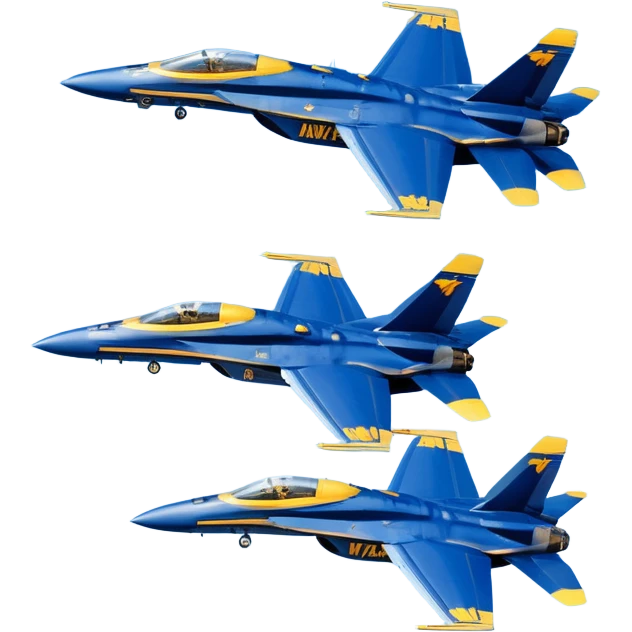 four US Navy Blue Angels f/a-18s flying in diamond formation emoji