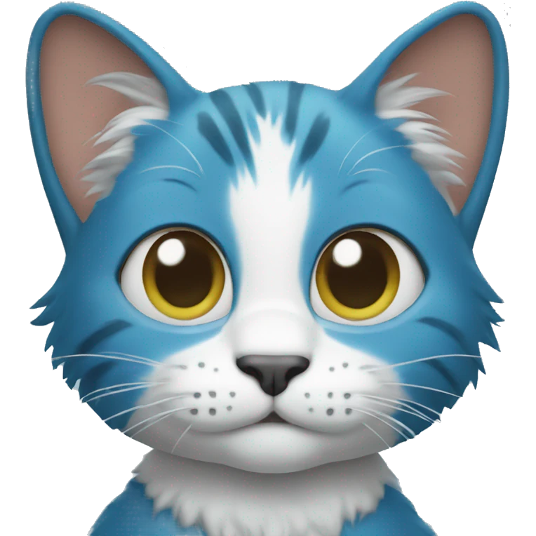 Smurf cat emoji